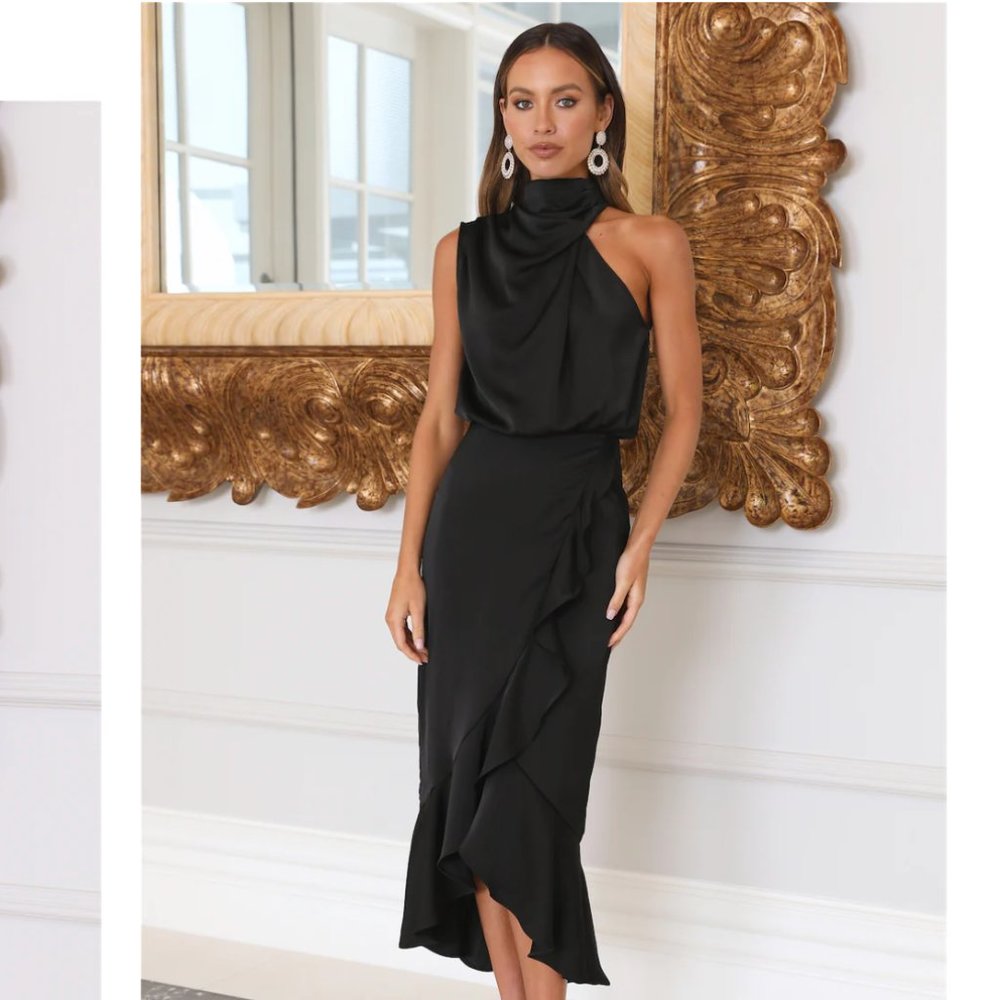 Hello Molly - Party To Go Maxi Dress Black - XS